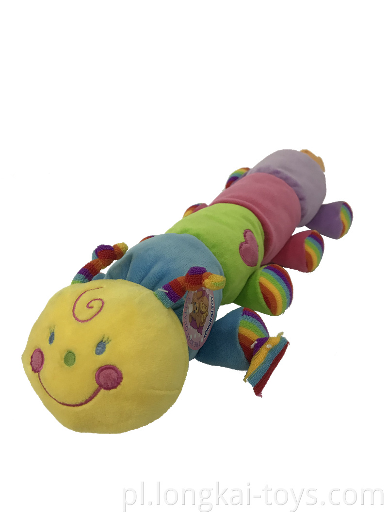 Colorful Plush Worm Toy